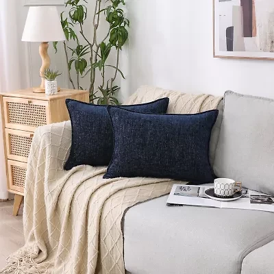 Chenille Lumbar Pillow