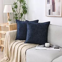 Chenille Square Throw Pillow
