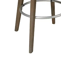 Madison Park Walsh Counter Stool Height Upholstered Swivel Bar