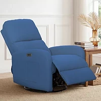 INK+IVY Curved Slope-Arm Recliner