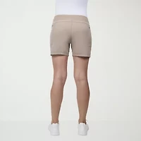 Free Country Womens Mid Rise Stretch Fabric Active Pull-On Short