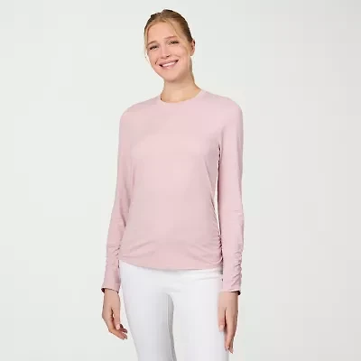 Free Country Womens Crew Neck Long Sleeve T-Shirt