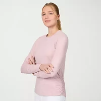 Free Country Womens Crew Neck Long Sleeve T-Shirt