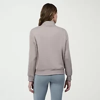 Free Country Womens High Neck Long Sleeve Quarter-Zip Pullover