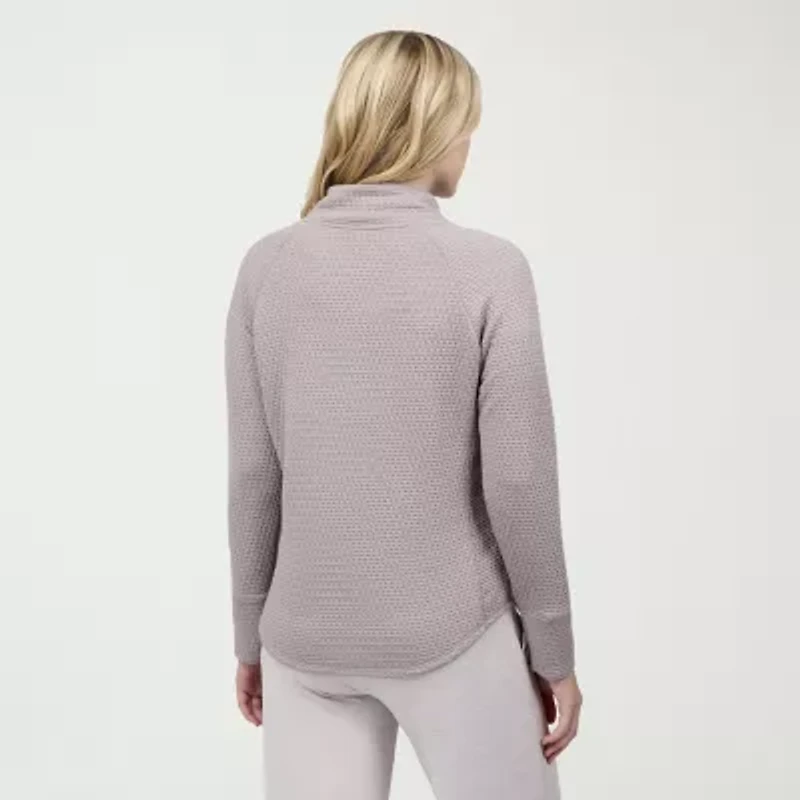 Free Country Womens Cowl Neck Long Sleeve Sweatshirt