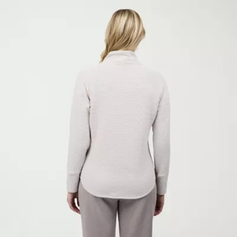 Free Country Womens Cowl Neck Long Sleeve Sweatshirt