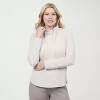 Free Country Womens Cowl Neck Long Sleeve Sweatshirt