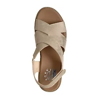 Skechers Bobs Womens Arch Fit Oasis Strap Sandals