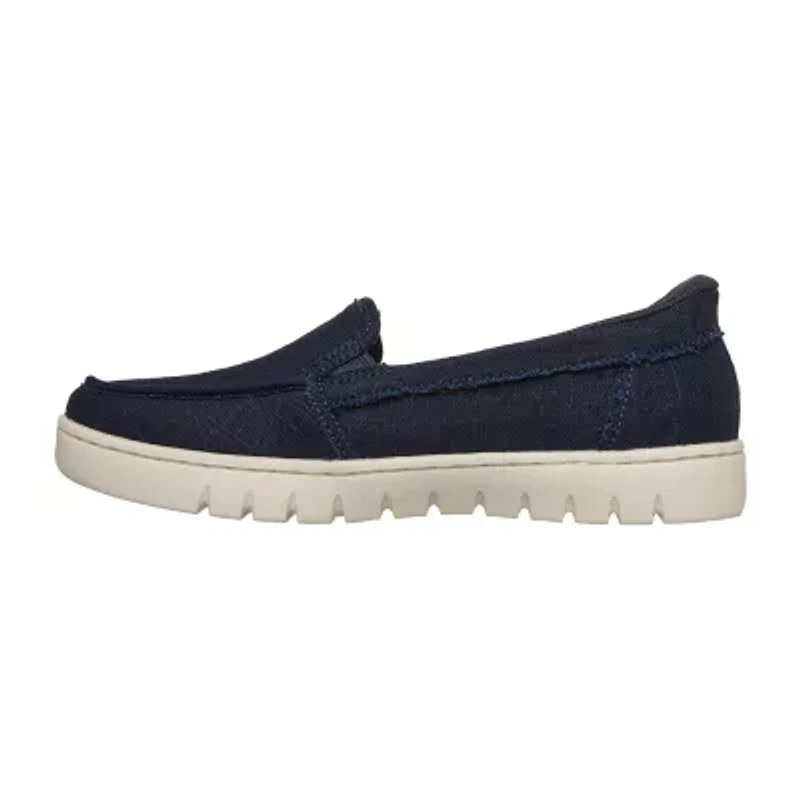 Skechers Bobs Hands Free Slip-Ins Arch Comfort Sun Womens Almond Closed Toe Slip-On Shoe