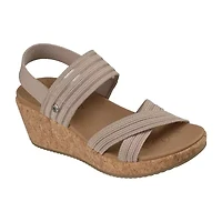 Skechers Womens Arch Fit Beverlee 2.0 Wedge Sandals