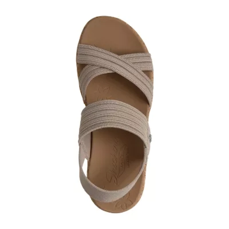 Skechers Womens Arch Fit Beverlee 2.0 Wedge Sandals