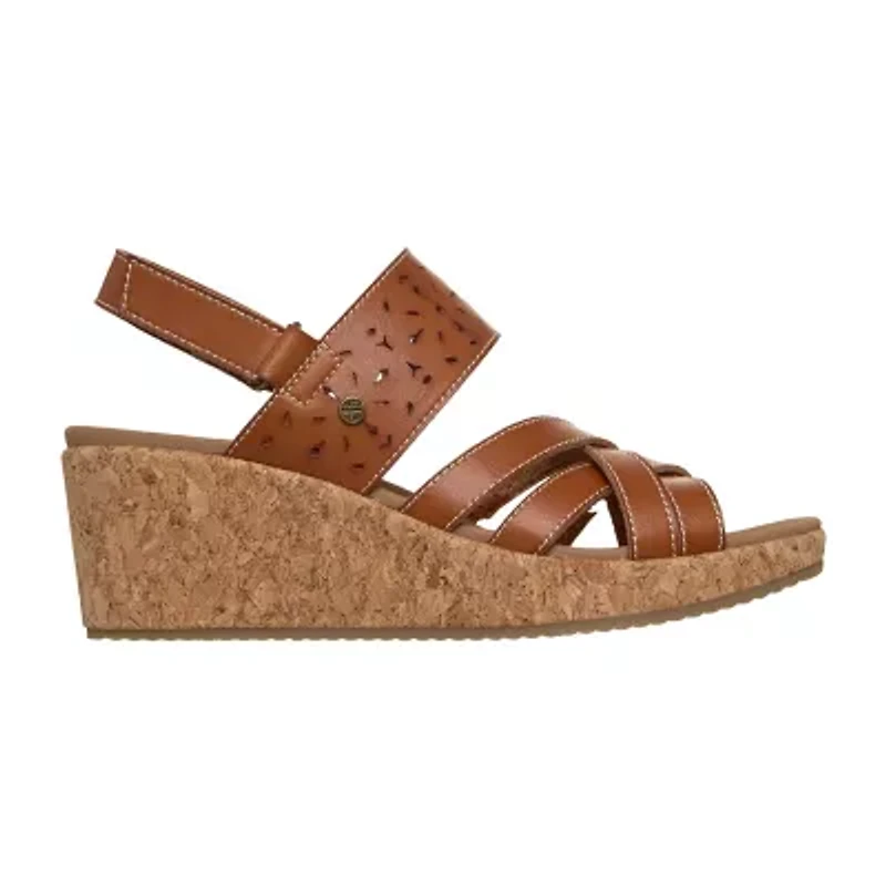 Skechers Womens Arch Fit Beverlee 2.0 Wedge Sandals