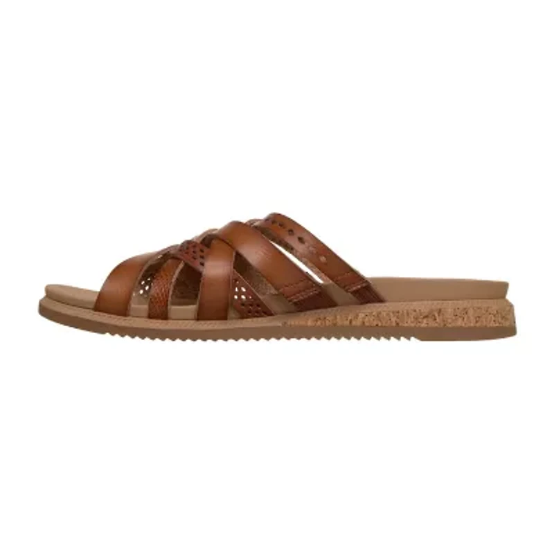 Skechers Bobs Womens Desert Low Kiss Strap Sandals