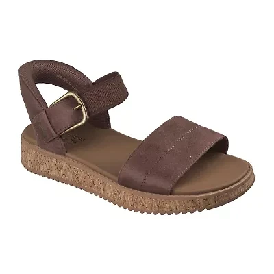Skechers Bobs Hands Free Slip-Ins Womens Sun Vibe Strap Sandals
