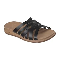 Skechers Bobs Womens Desert Low Kiss Strap Sandals