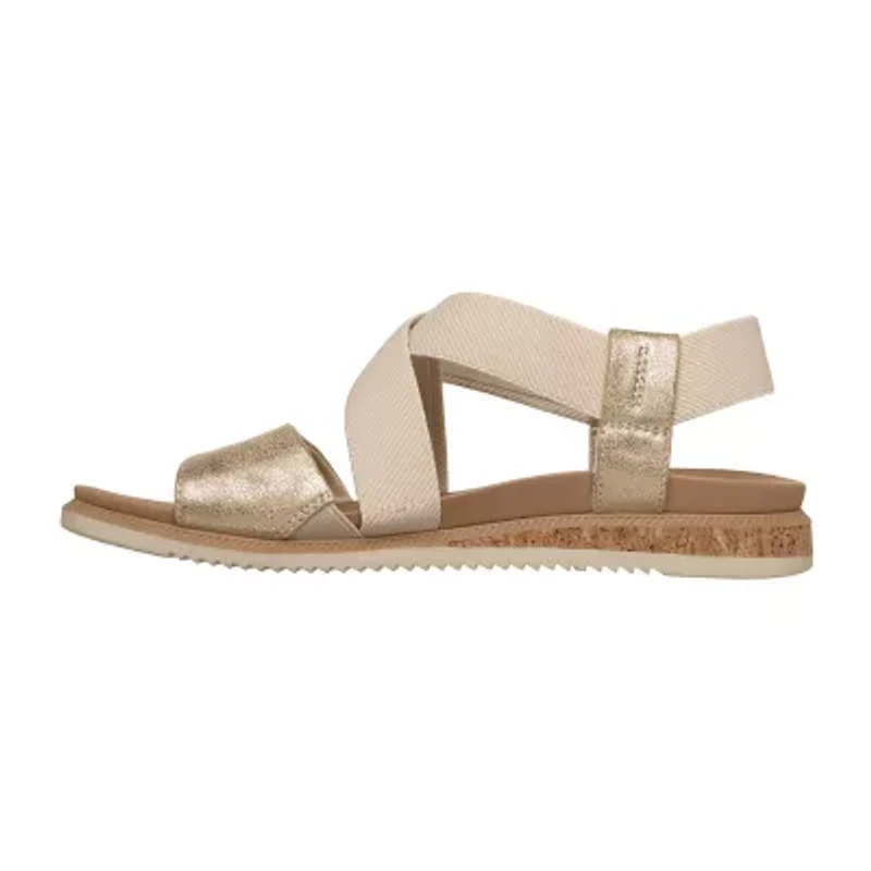 Skechers Bobs Womens Desert Kiss Low Strap Sandals