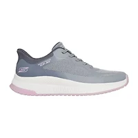 Skechers Bobs Hands Free Slip-Ins Sport Squad 4 Womens Slip-On Walking Shoes