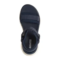 Skechers Womens Max Cushioning Endeavour Strap Sandals