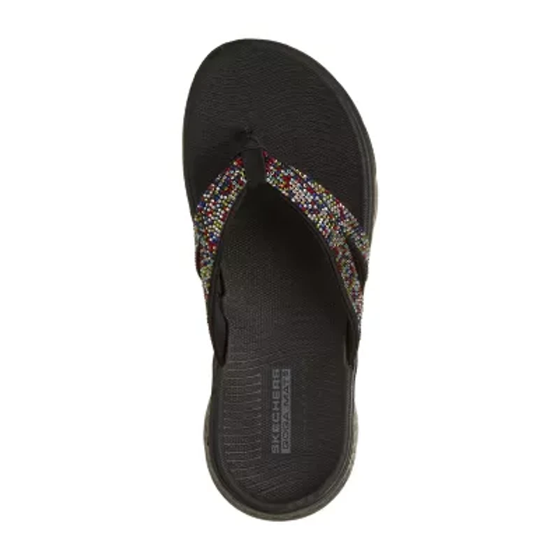 Skechers Womens Go Walk Flex Flip-Flops