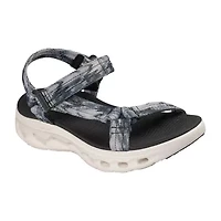 Skechers Womens Go Walk Glide Step 2.0 Strap Sandals