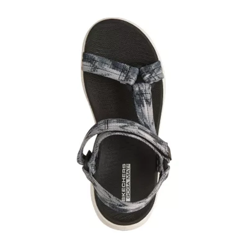 Skechers Womens Go Walk Glide Step 2.0 Strap Sandals