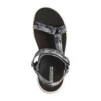 Skechers Womens Go Walk Glide Step 2.0 Strap Sandals