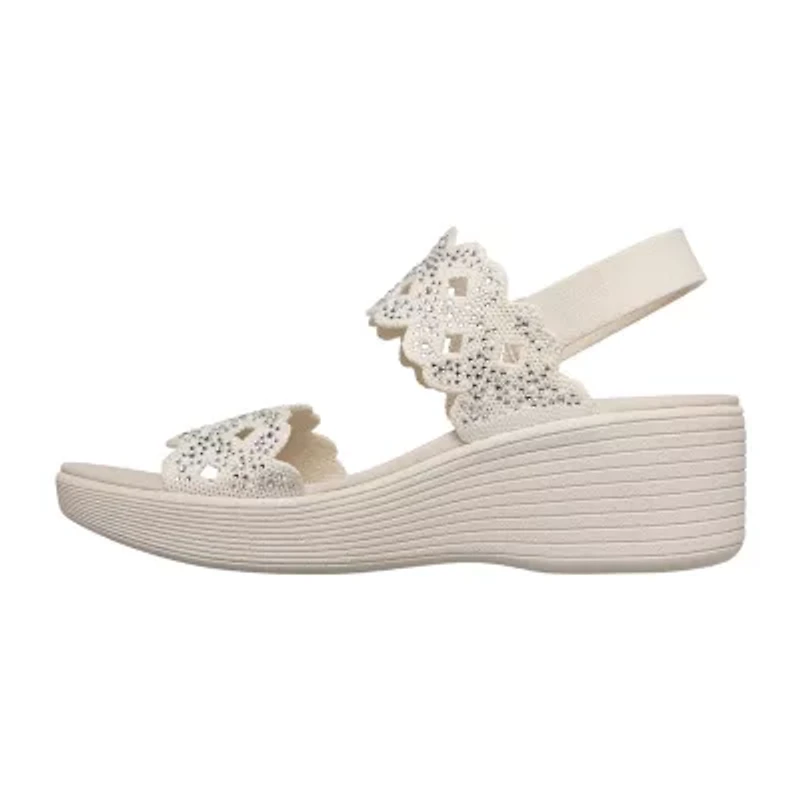 Skechers Womens Parallel Sass Daz Wedge Sandals