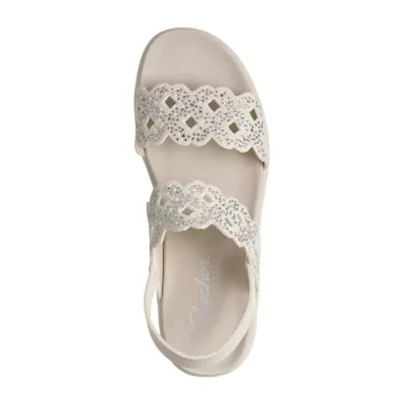 Skechers Womens Parallel Sass Daz Wedge Sandals