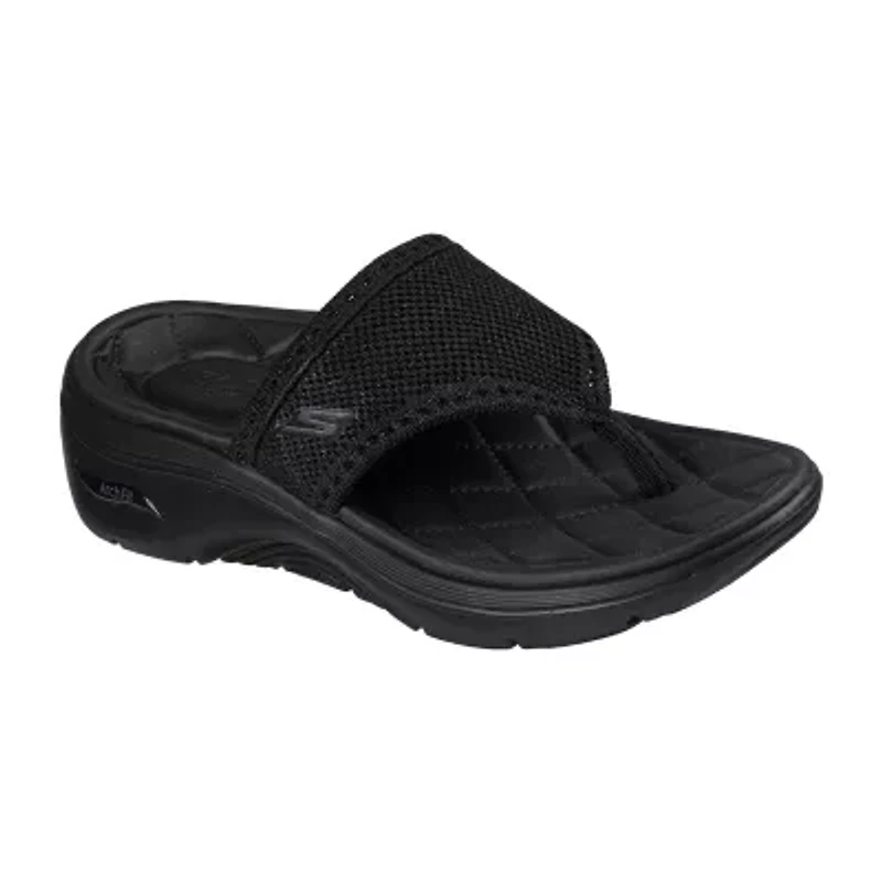 Skechers Womens Go Walk Arch Fit 2.0 Ashley Flip-Flops