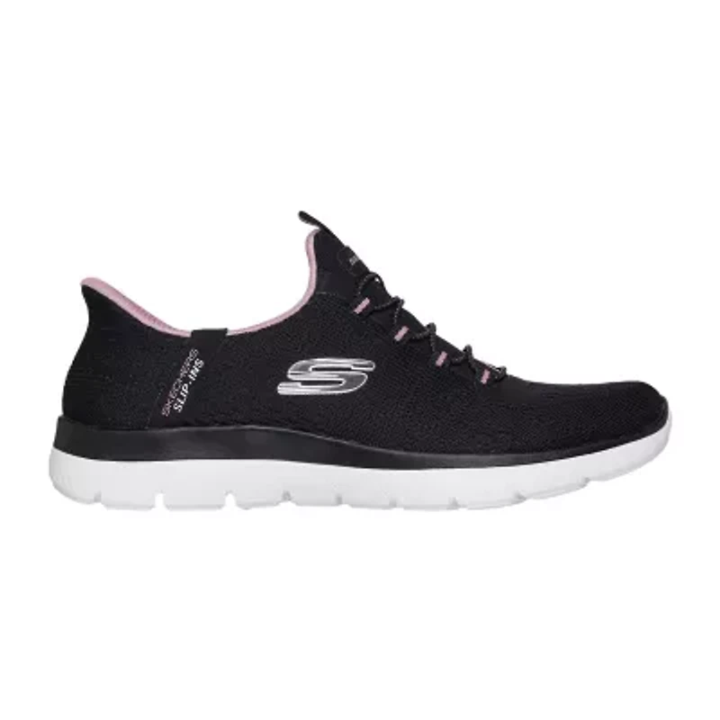 Skechers Hands Free Slip-Ins Summits Dream Chaser Womens Slip-On Walking Shoes Wide Width