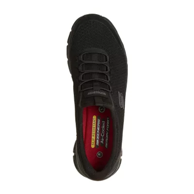 Skechers Glide Step Womens Round Closed Toe Work Shoes