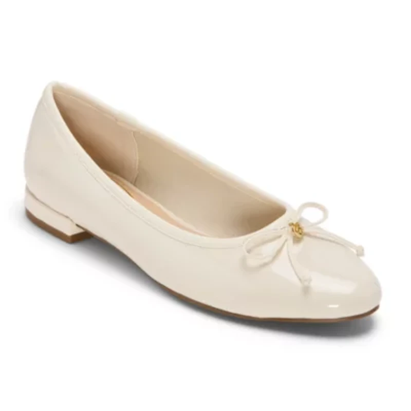 Liz Claiborne Chelsey Womens Round Closed Toe Ballet Flats