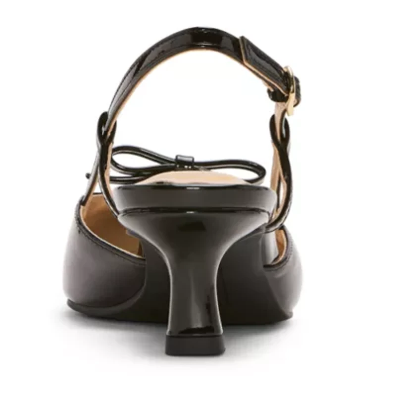 Liz Claiborne Harty Womens Pointed Closed Toe Cone Heel Pumps