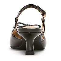 Liz Claiborne Harty Womens Pointed Closed Toe Cone Heel Pumps