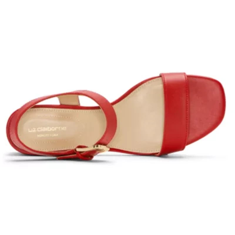 Liz Claiborne Womens Raglan Heeled Sandals