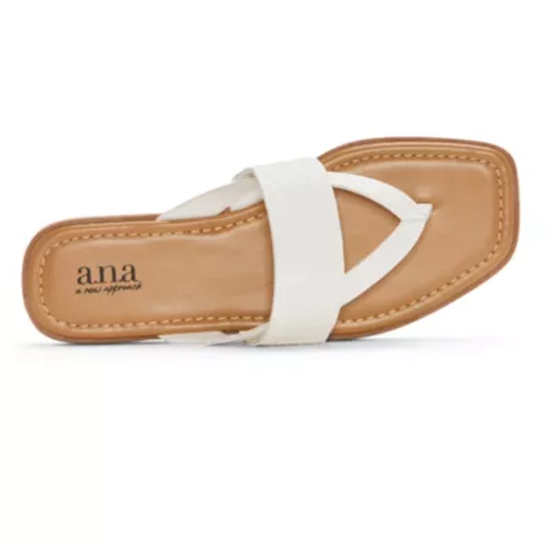 a.n.a Womens Slide Sandals