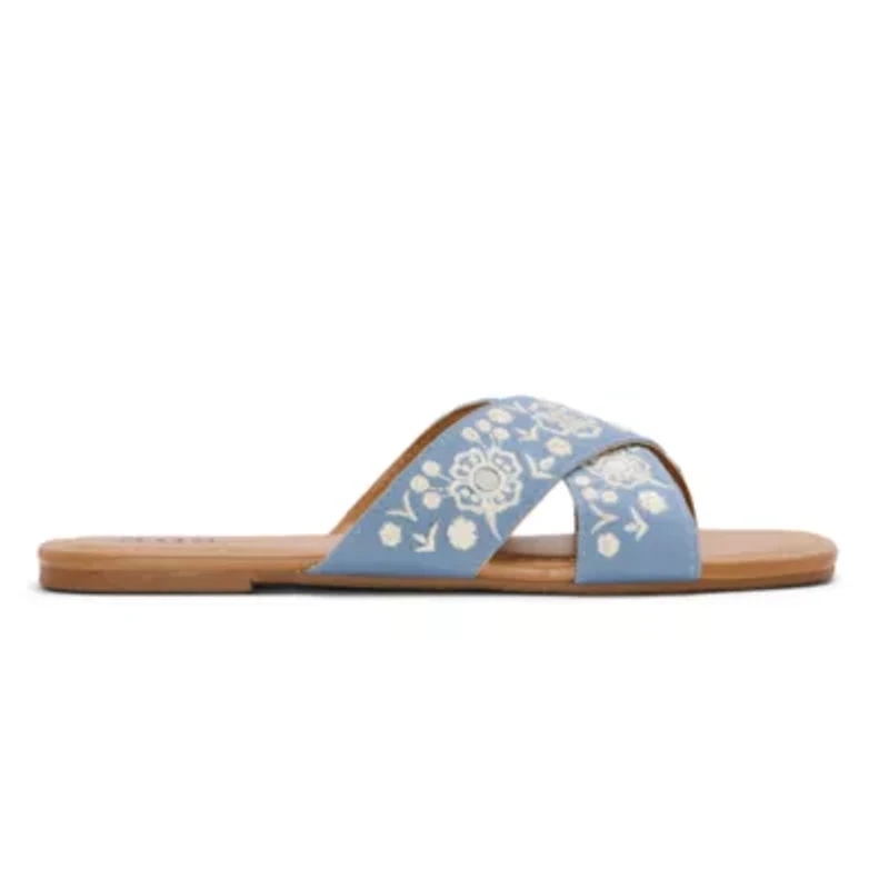 a.n.a Womens Slide Sandals