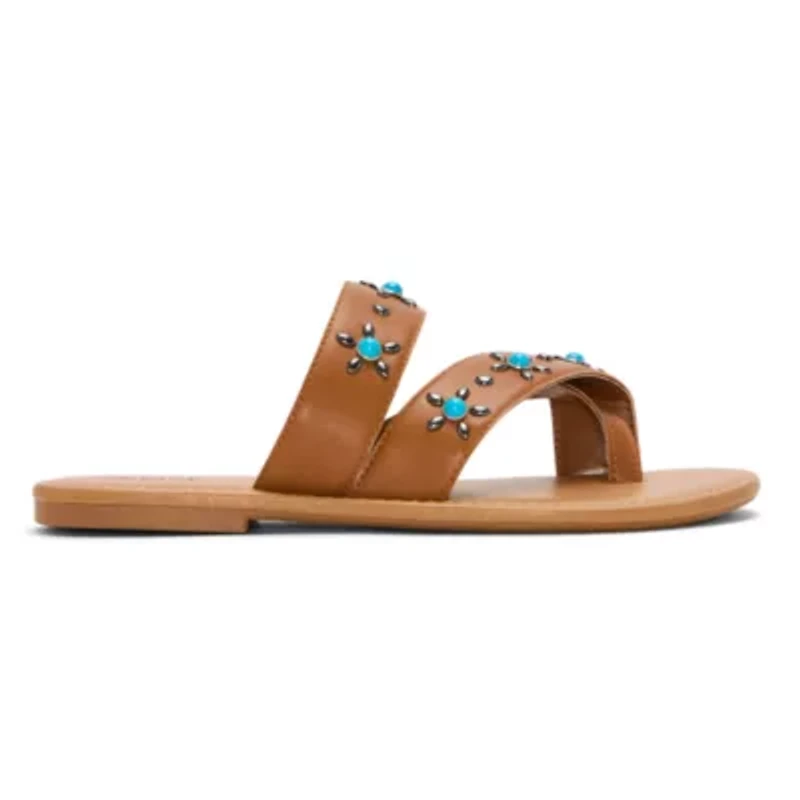 a.n.a Womens Slide Sandals