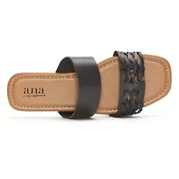 a.n.a Womens Slide Sandals