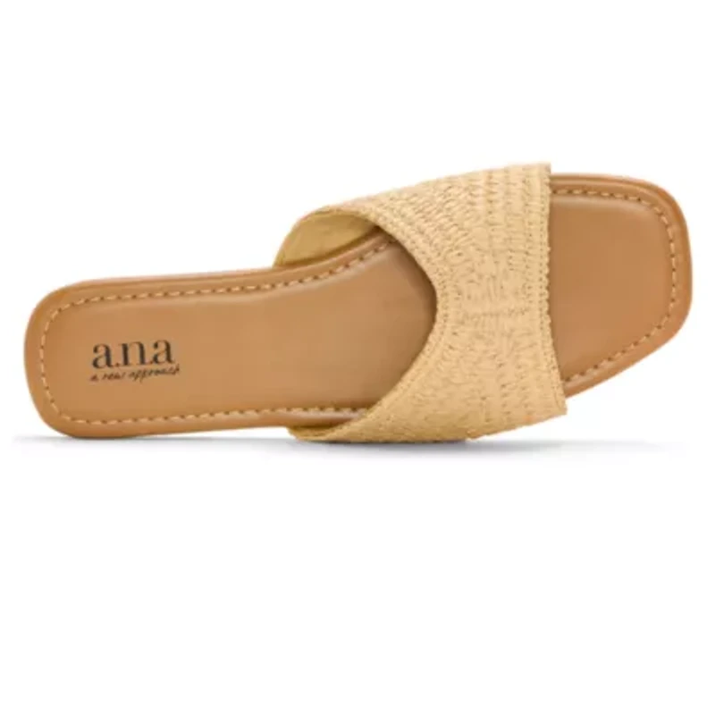 a.n.a Womens Slide Sandals