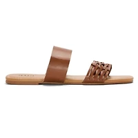a.n.a Womens Dual Band Slide Sandals