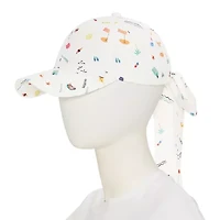 SOL and MER Tie Back Printed Womens Baseball Cap
