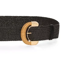 Liz Claiborne Half Rattan Womens Belt