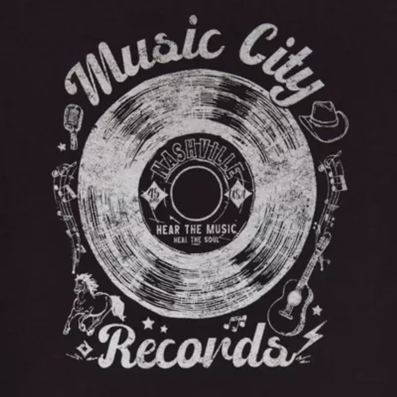 Womens Juniors Crew Neck Short Sleeve Boxy Fit Graphic T-Shirt