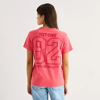 Grayson Threads, The Label Diet Coke 82 Boyfriend Tee Womens Juniors Crew Neck Short Sleeve Relaxed Fit Graphic T-Shirt