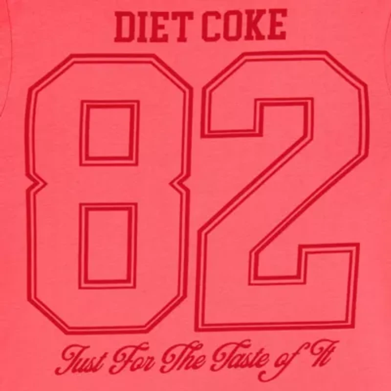 Grayson Threads, The Label Diet Coke 82 Boyfriend Tee Womens Juniors Crew Neck Short Sleeve Relaxed Fit Graphic T-Shirt