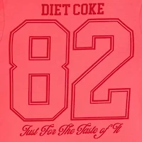 Grayson Threads, The Label Diet Coke 82 Boyfriend Tee Womens Juniors Crew Neck Short Sleeve Relaxed Fit Graphic T-Shirt