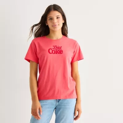 Grayson Threads, The Label Diet Coke 82 Boyfriend Tee Womens Juniors Crew Neck Short Sleeve Relaxed Fit Graphic T-Shirt