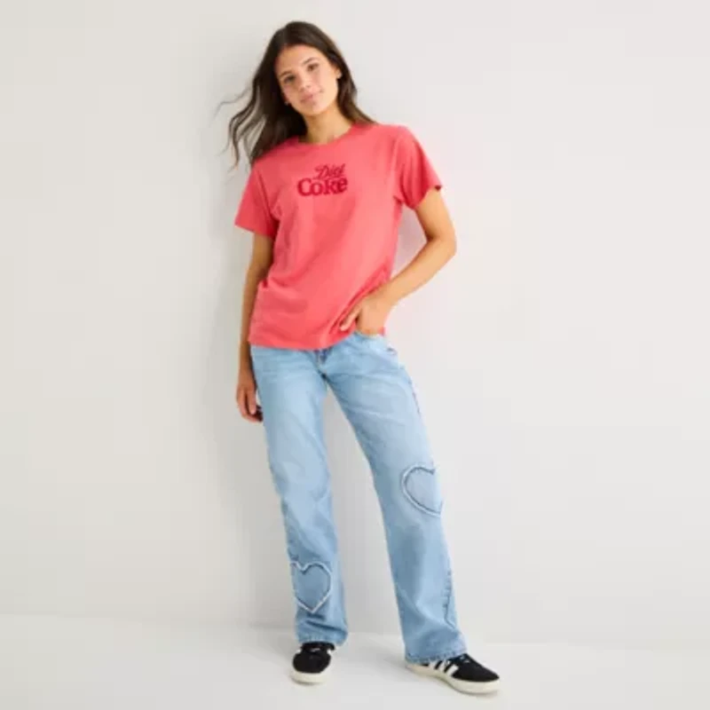 Grayson Threads, The Label Diet Coke 82 Boyfriend Tee Womens Juniors Crew Neck Short Sleeve Relaxed Fit Graphic T-Shirt