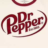 Dr Pepper Baby Womens Juniors Crew Neck Short Sleeve Graphic T-Shirt